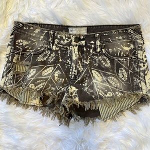 Free People distressed shorts
